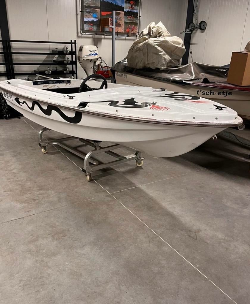 Polyester bootje -, Watersport en Boten, Ophalen of Verzenden, Gebruikt