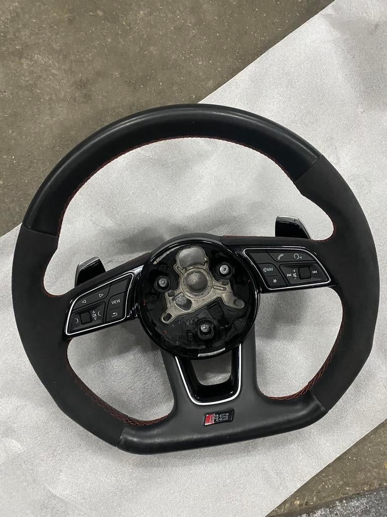 Audi rs3 8v2 stuur alcantara rode sticksels, Ophalen of Verzenden, Gebruikt, Audi