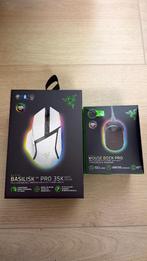 Razer Basilisk V3 Pro 35K + Mouse Dock Pro, Computers en Software, Muizen, Muis, Ophalen of Verzenden, Zo goed als nieuw, Draadloos