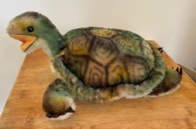 Leuke schildpad van "Steiff" Knopf im Ohr, Ophalen of Verzenden, Gebruikt, Overige typen
