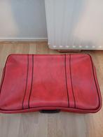 Vintage Rode Koffer, Ophalen, Gebruikt, 50 tot 60 cm, Slot