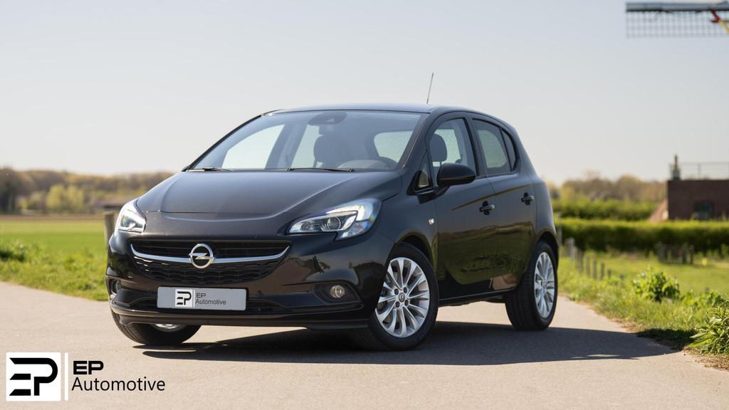 Opel Corsa1.4T|1e Eigenaar|Camera|Carplay|Lane Assist|Cruise, Voorwielaandrijving, Gebruikt, Zwart, 4 cilinders