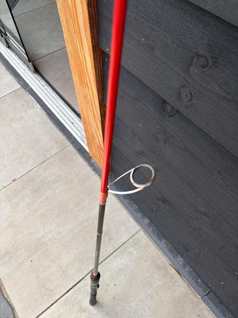 Snoekbaars Baars hengel zeehengel, Ophalen of Verzenden, Gebruikt, Werphengel