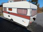 Oldtimer kip caravan, Rondzit, Kip, Particulier, Luifel