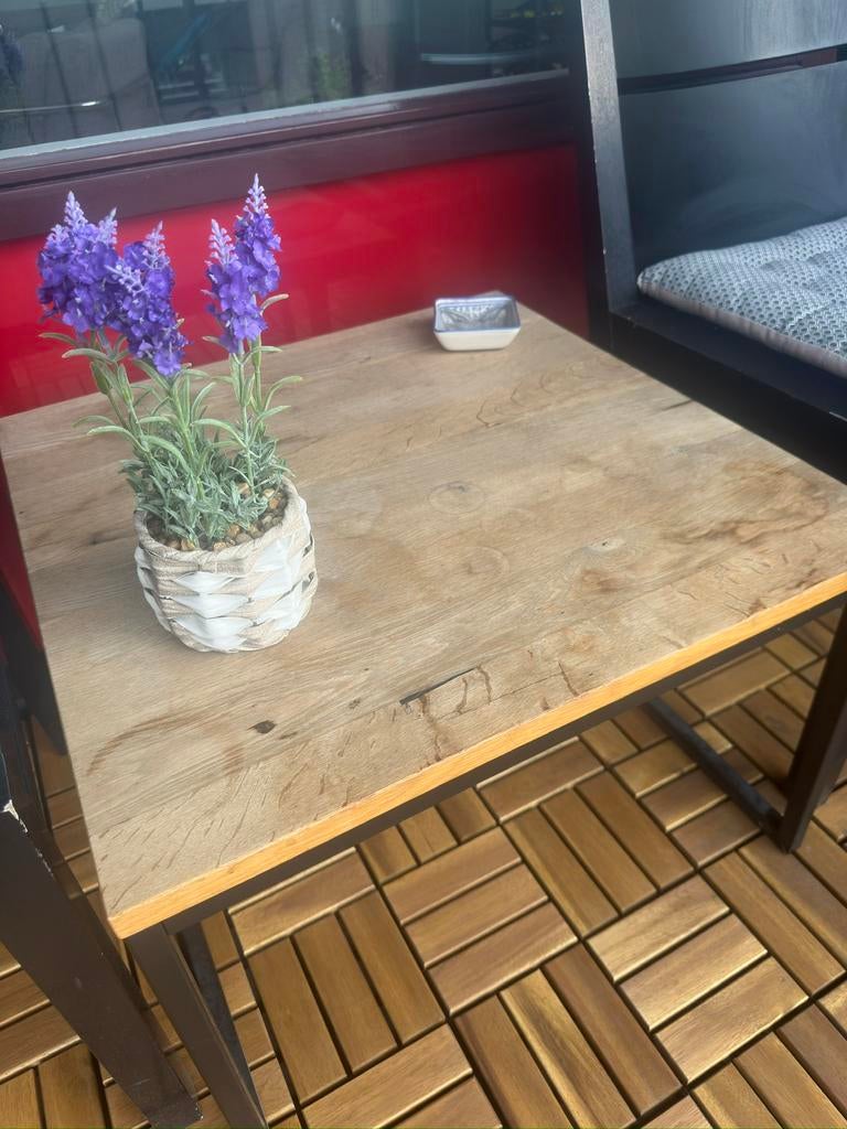 Indoor / Outdoor wooden table, Ophalen, Gebruikt, Rechthoekig, Hout