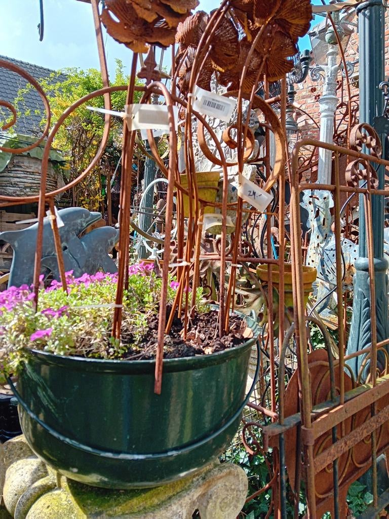 Heksenketel/kookpot/bloembak zwaar aluminium Ook "De Evenaar, Ophalen, Rond, Metaal, Minder dan 30 cm
