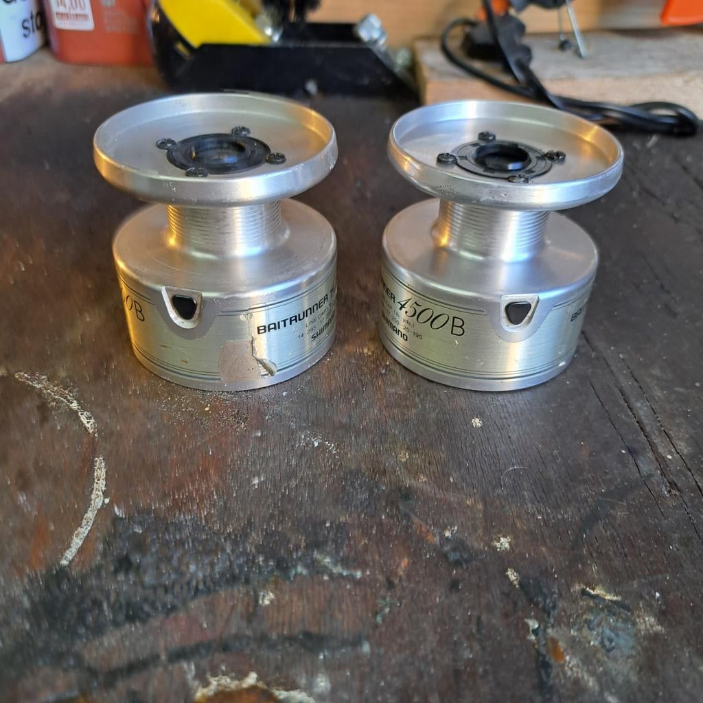 2x shimano usa 4500B reserve spoellen., Ophalen of Verzenden
