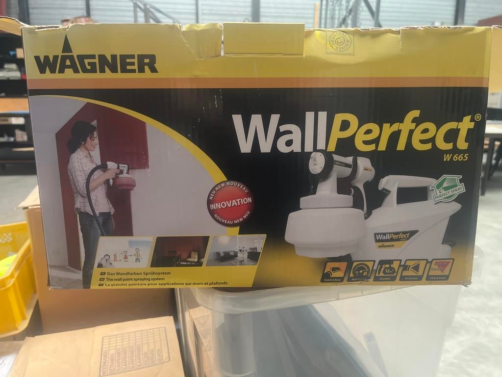 Wagner WallPerfect W665 verfspuit - Zo goed als nieuw, Ophalen of Verzenden, Zo goed als nieuw, Verfspuit of Verfpomp