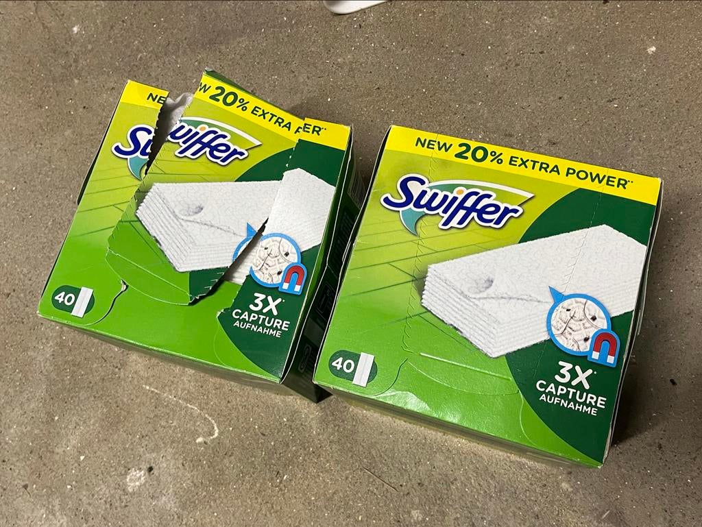 Swiffer doekjes - 2x40 stuks, Ophalen of Verzenden, Mop of Dweil