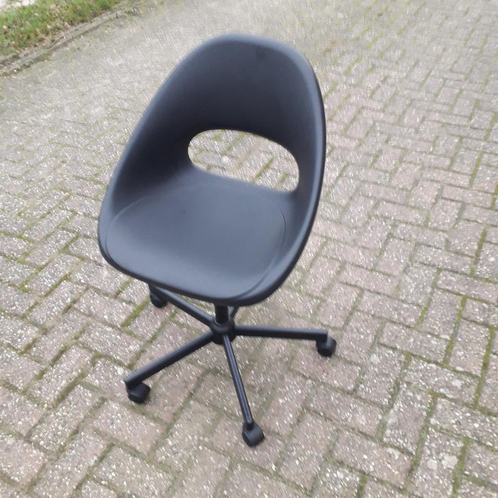 Ikea kuipstoel bureaustoel, Ophalen, Zwart