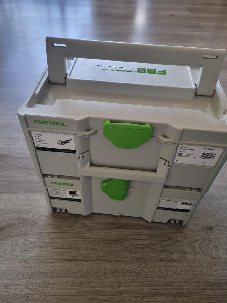 Festool domino DF500 Q plus set z.g.a.n, Ophalen of Verzenden, Zo goed als nieuw, Elektrisch, Festool