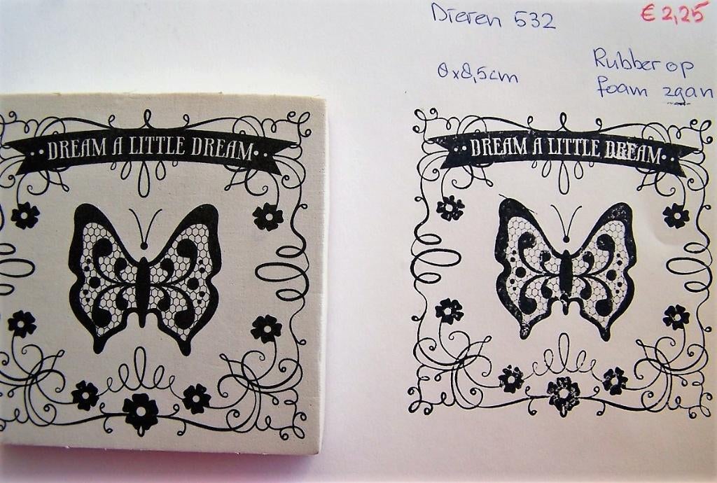 Dieren 532 Rubber op foam, Ophalen of Verzenden, Gebruikt, Overige typen