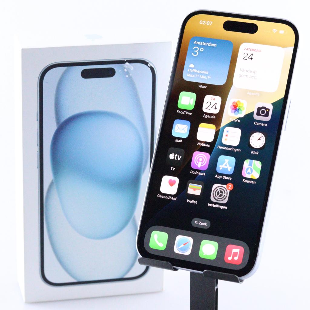 iPhone 15 128GB Blauw