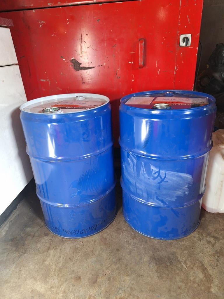 afgewerkte olie, Ophalen, Gebruikt