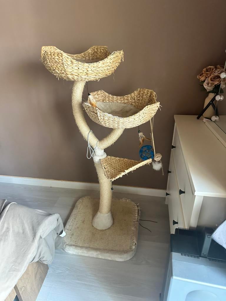 Katten krabpaal, Dieren en Toebehoren, Ophalen, Zo goed als nieuw, Krabpaal