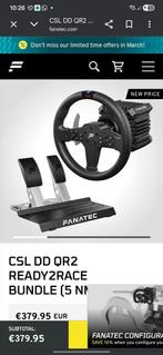 Race sim met Fanatec stuur en Playseat, Spelcomputers en Games, 1 speler, Racen en Vliegen, Ophalen of Verzenden, Zo goed als nieuw