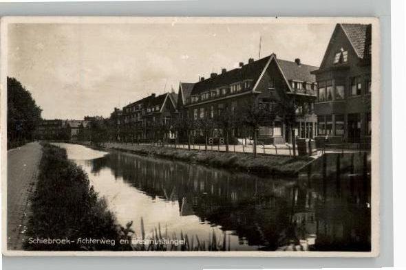 Schiebroek Achterweg en Erasmussingel st 1943