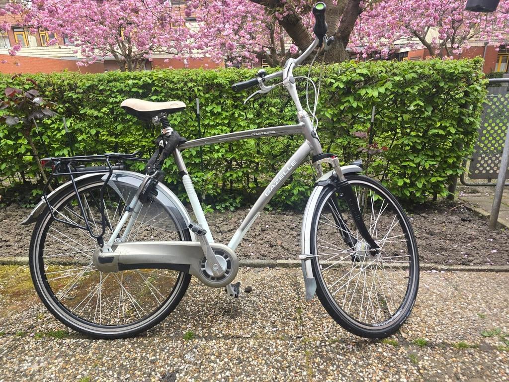 Gazelle Chamonix herenfiets, Ophalen, Gebruikt, Versnellingen, 61 tot 65 cm