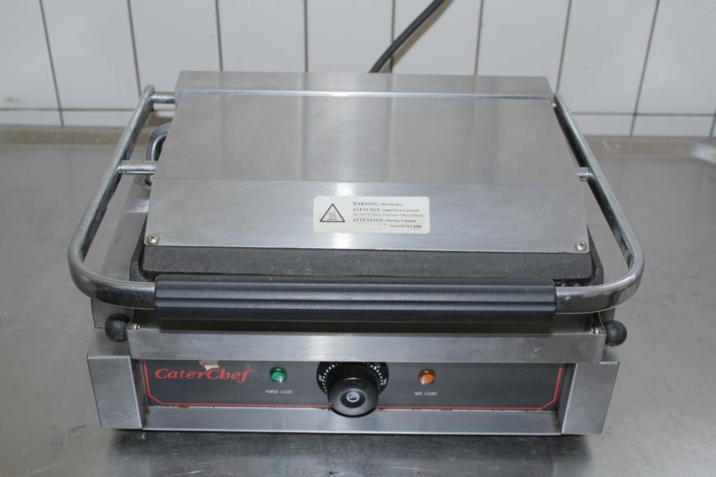 Caterchef Contactgrill - Horeca Keukenapparatuur, Witgoed en Apparatuur, Contactgrills, Ophalen, Gebruikt