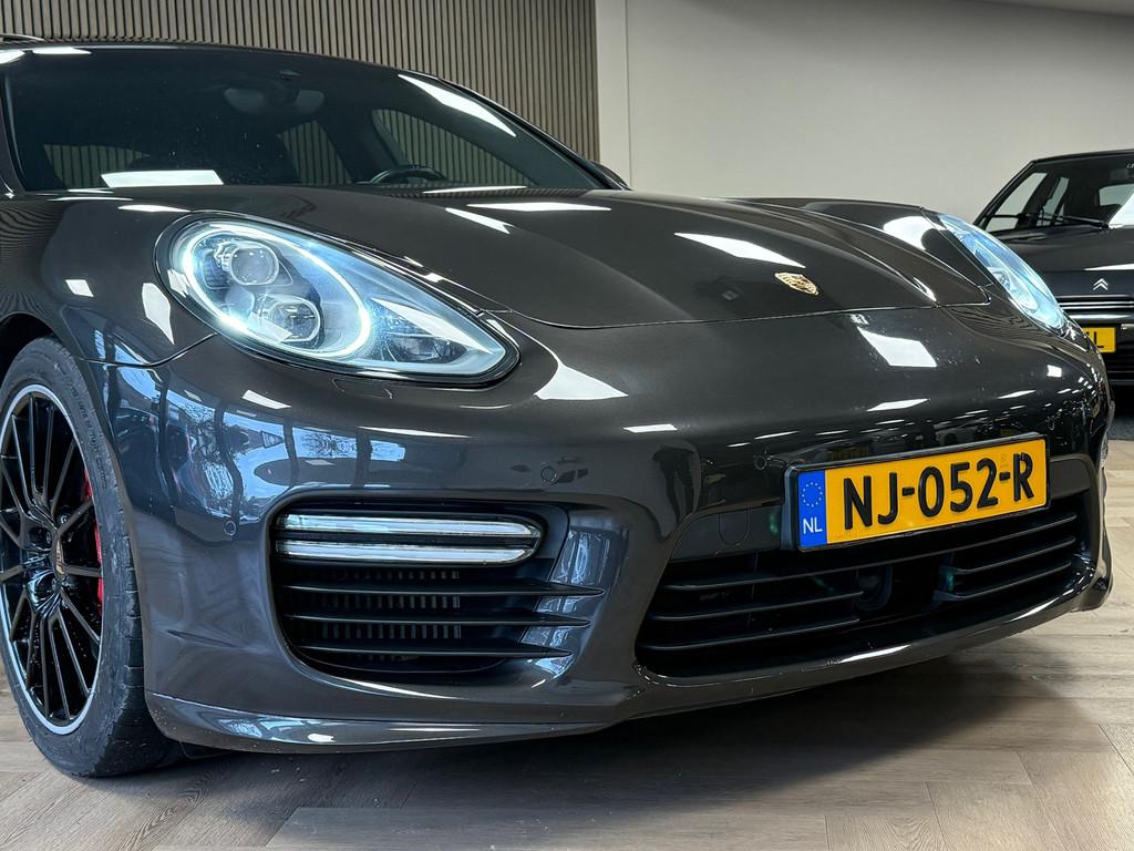 Porsche Panamera 4.8 Turbo 520PK NAVI PANODAK ACC LED LUCHTV, Auto's, Porsche, Euro 5, Gebruikt, 4 stoelen, 520 pk