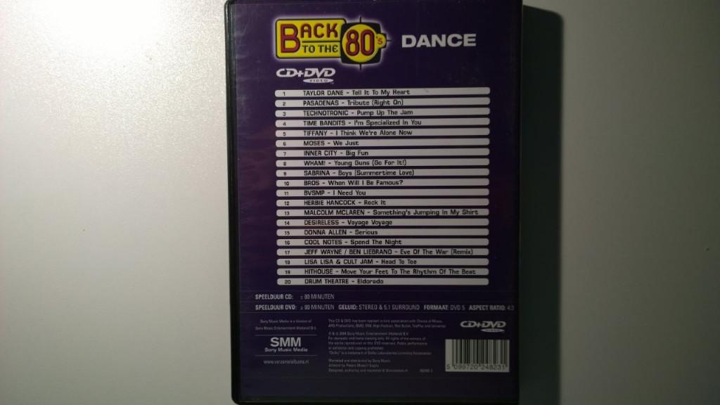 Back To The 80's Dance (CD + DVD), Alle leeftijden, Ophalen of Verzenden, Zo goed als nieuw, Muziek en Concerten