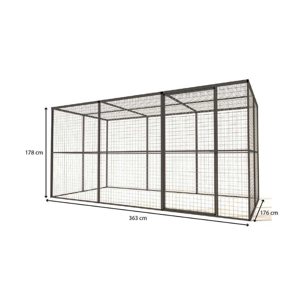 Aluminium Konijnenren Lilly, Dieren en Toebehoren, 110 cm of meer, Nieuw, Ophalen of Verzenden, 90 cm of meer