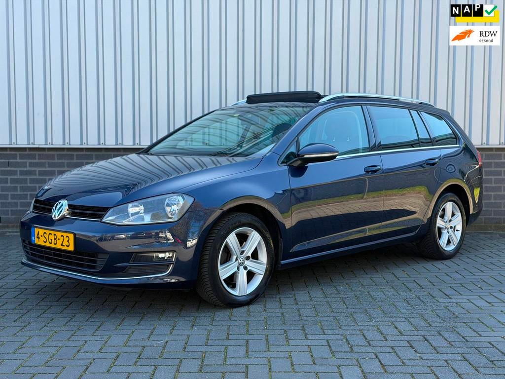 Volkswagen Golf Variant 1.4 TSI Highline |Automaat|Navi|Crui, Auto's, Euro 5, Stof, Zwart, 4 cilinders