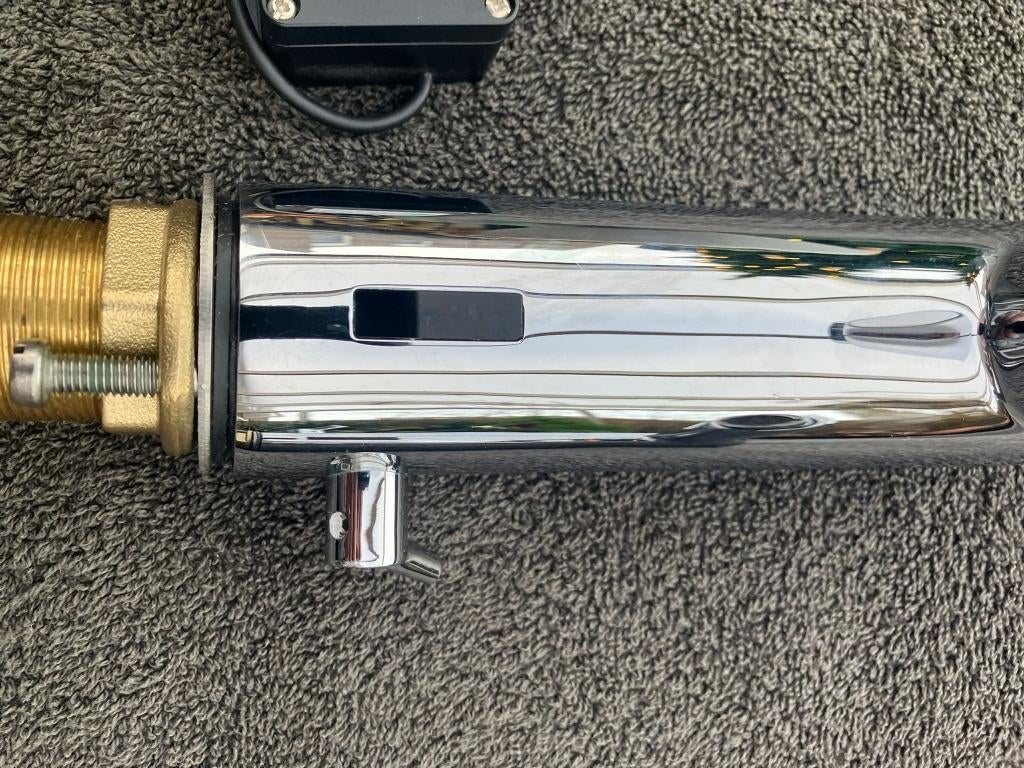 Electr. mengkranen Grohe voor wastafel per stuk, Doe-het-zelf en Verbouw, Sanitair, Ophalen, Zo goed als nieuw, Chroom, Wastafel