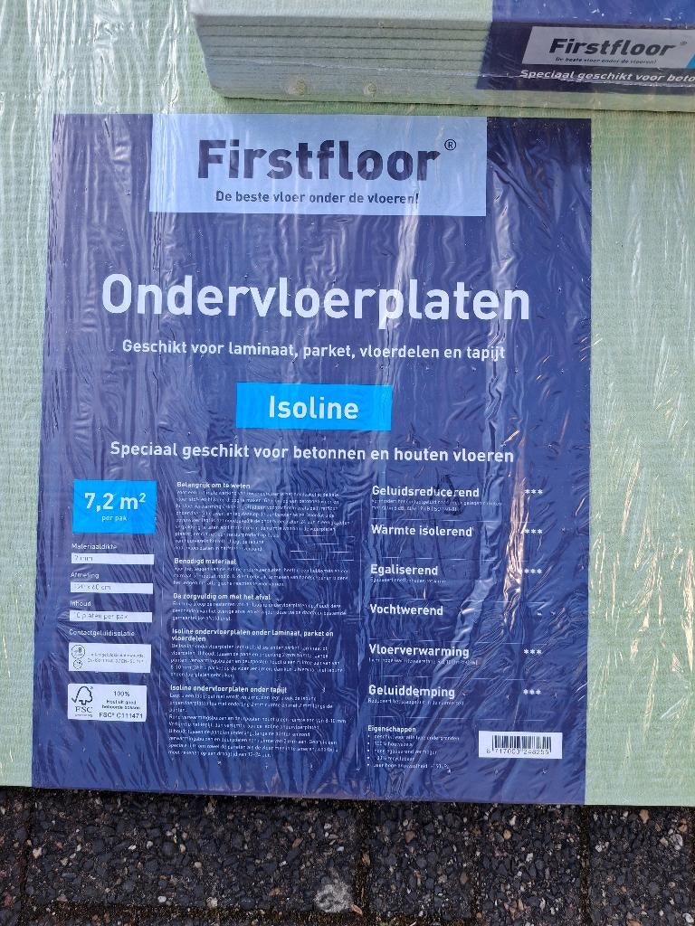 Ondervloerplaten - 2 pak* + 1 pak GRATIS, Ophalen, Overige materialen, 30 cm of meer, 50 tot 150 cm