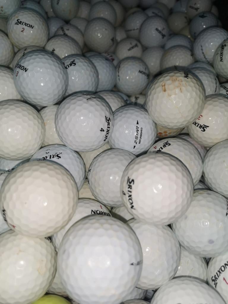 Srixon z star xv golfballen 50 stuks, Ophalen of Verzenden, Zo goed als nieuw, Bal(len)