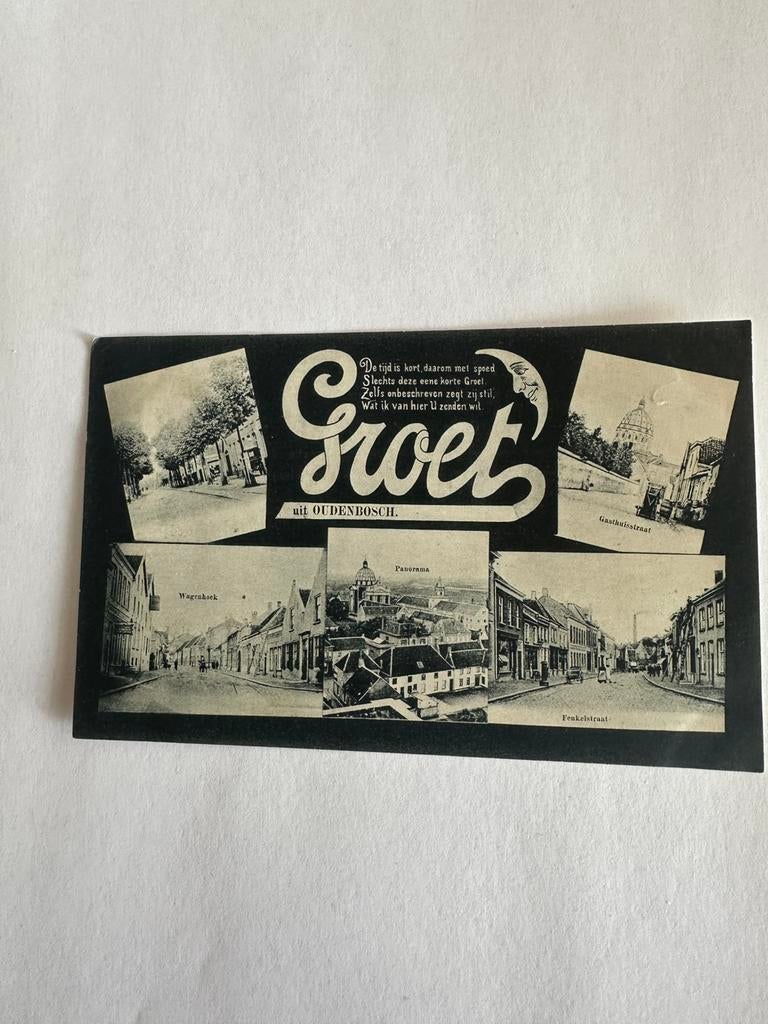 Ansichtkaart 1906 Oudenbosch, Ophalen of Verzenden, Voor 1920, Noord-Brabant
