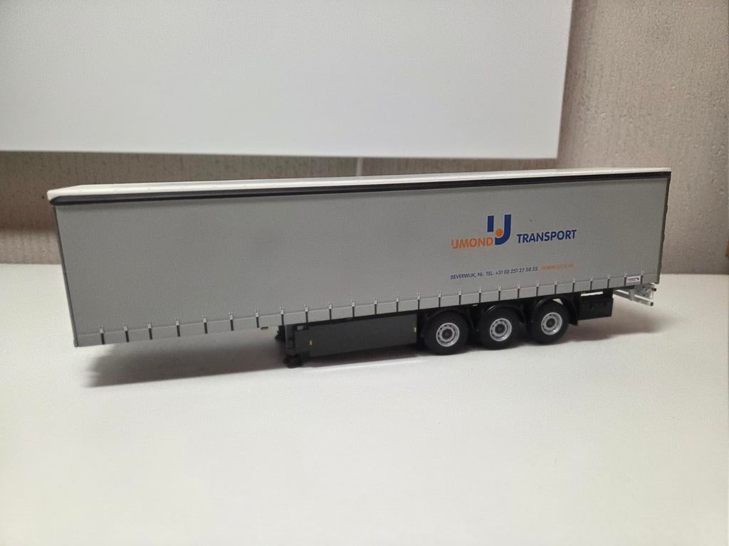 WSI 3 as oplegger Ijmond Transport Beverwijk, Hobby en Vrije tijd, Modelauto's | 1:50, Ophalen of Verzenden, Zo goed als nieuw