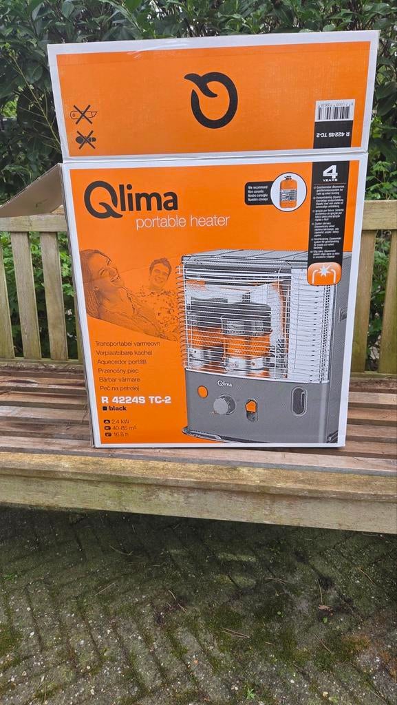 Qlima heater moderne petroleum kachel, Huis en Inrichting, Ophalen of Verzenden, Zo goed als nieuw, Vrijstaand, Overige soorten