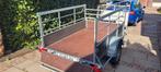 Aanhanger kar 750KG (1000 kg-as) 2.00 x 1.30 mtr Loofrekken, 100 liter of meer, Ophalen, Transportkar
