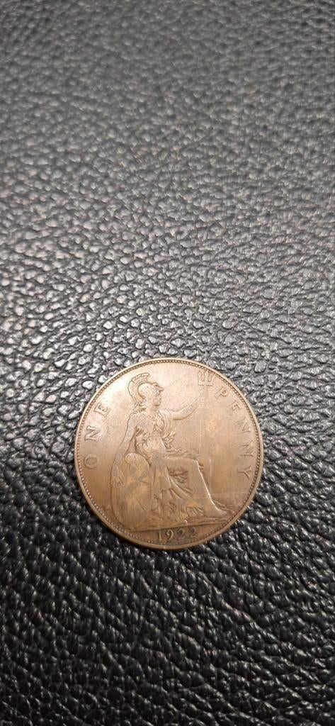 Great-Britain one penny 1922, Postzegels en Munten, Ophalen of Verzenden, Overige landen