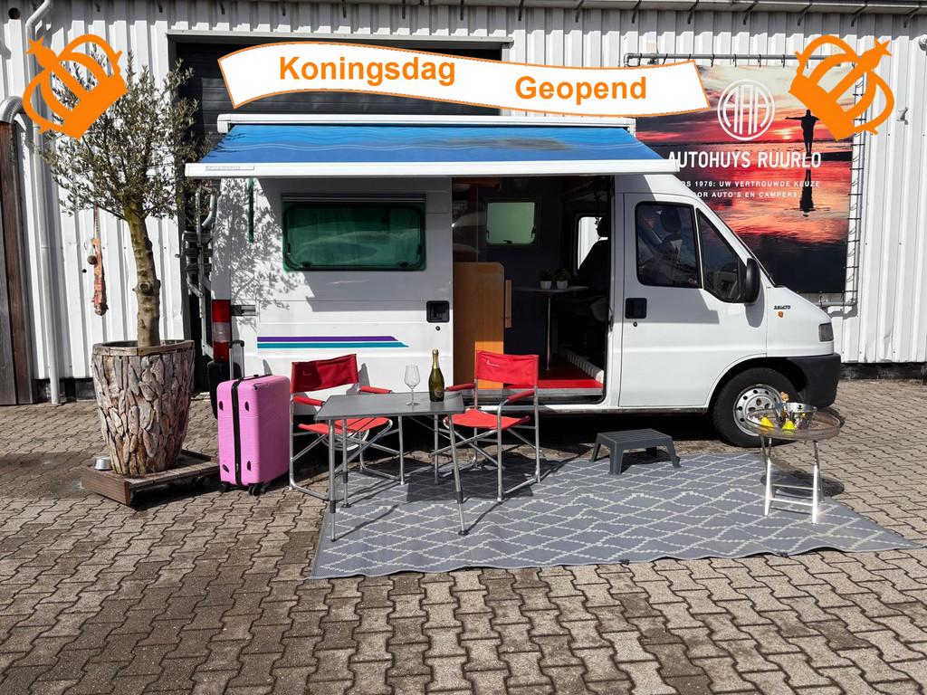 Pössl 230L Pössl Duett 2.8 JTD 123pk | Draaistoelen | Luif, Buscamper of Camperbus, Ringverwarming, Info@autohuysruurlo.nl, Pössl