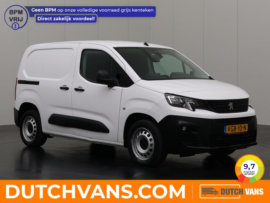 Peugeot Partner 1.5 BlueHDI 130PK Asphalt | 3-Persoons | Nav, Auto's, Bestelauto's, Voorwielaandrijving, Gebruikt, 4 cilinders