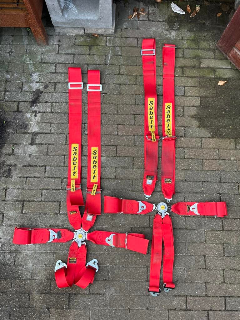 Meerdere setjes racegordels Sabelt / Schroth / QSP, Ophalen of Verzenden, Zo goed als nieuw