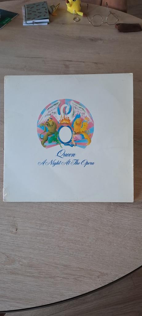 Queen - A Night At The Opera LP (1975), Gebruikt, Ophalen of Verzenden, 1970 - 1979, Inclusief binnenhoes