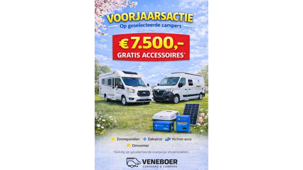 Bürstner Copa C 530 Trail, Verwarmde buitenspiegels, Koelkast, Ford, Bedrijf