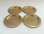 Messing onderzetters, Ophalen of Verzenden, Gebruikt, Glas of Kopje