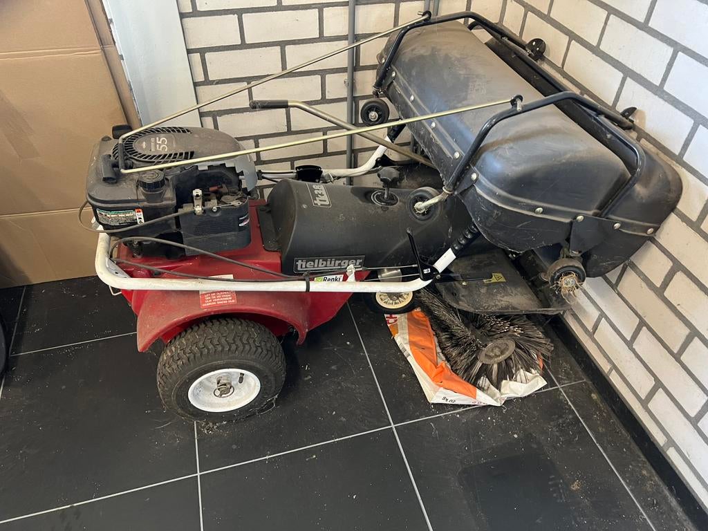 Tielburger TK38 B&S Veegmachine, Tuin en Terras, Veegmachines, Ophalen, Gebruikt