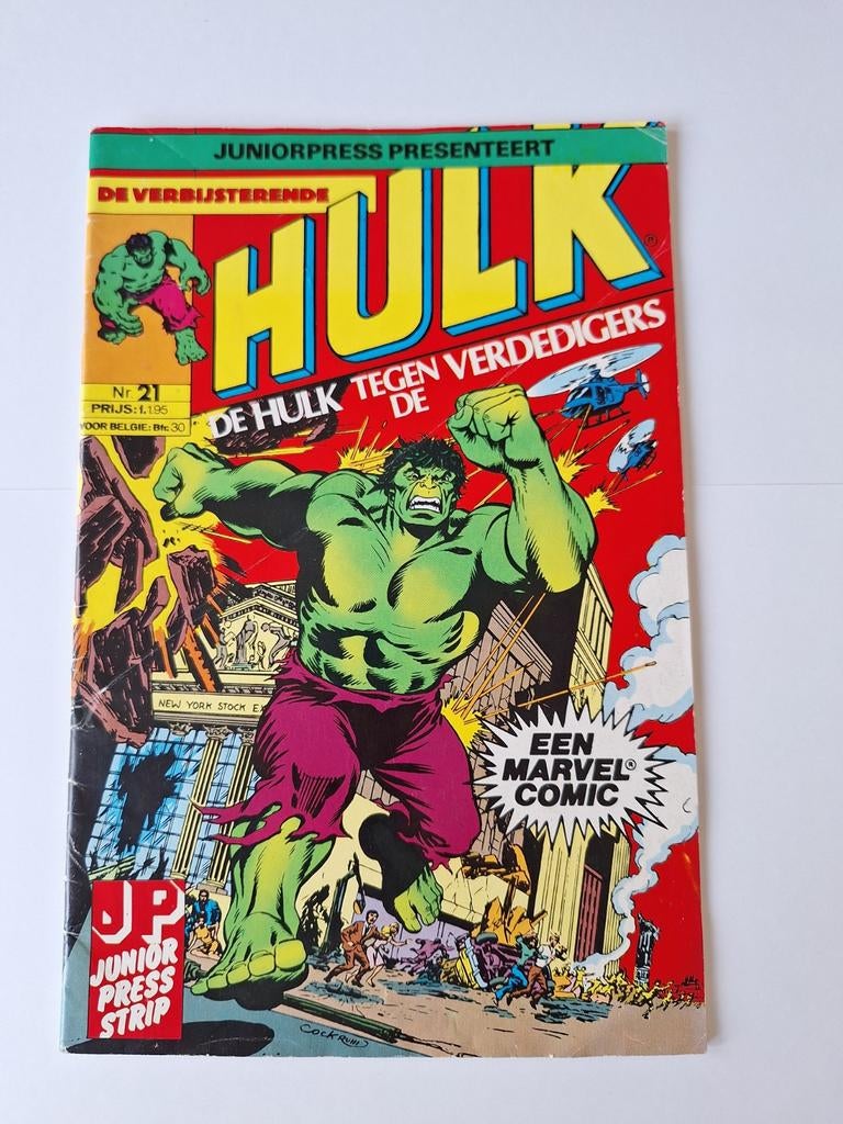 De Verbazende Hulk - Juniorpress nr. 21, Boeken, Strips | Comics, Eén comic, Verzenden, Gelezen, Europa