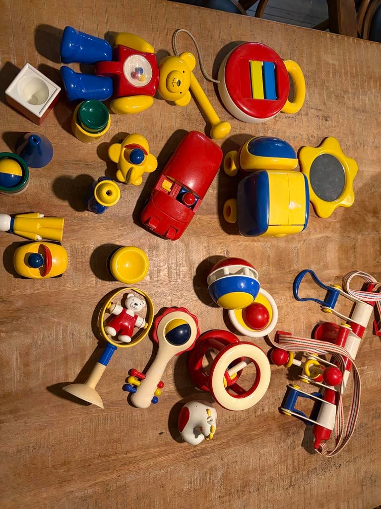 partij vintage / oud speelgoed Ambi Toys speelgoed 20 stuks, Ophalen of Verzenden, Gebruikt, Overige typen, Met geluid