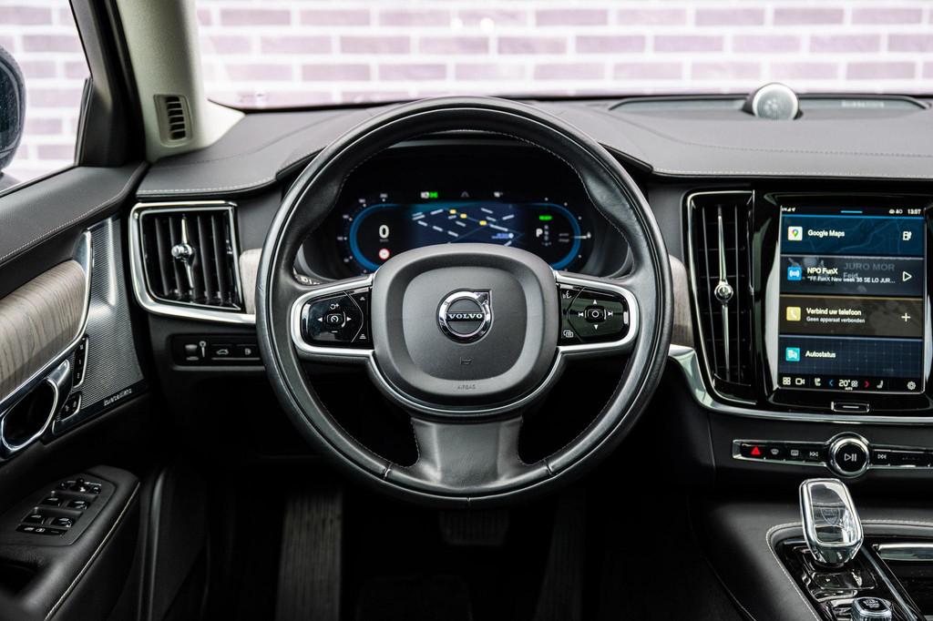 Volvo V90 Plug-in Hybrid T6 AWD Inscription | Long Range | B, Auto's, Volvo, Automaat, 12 maanden, Euro 6, 4 cilinders