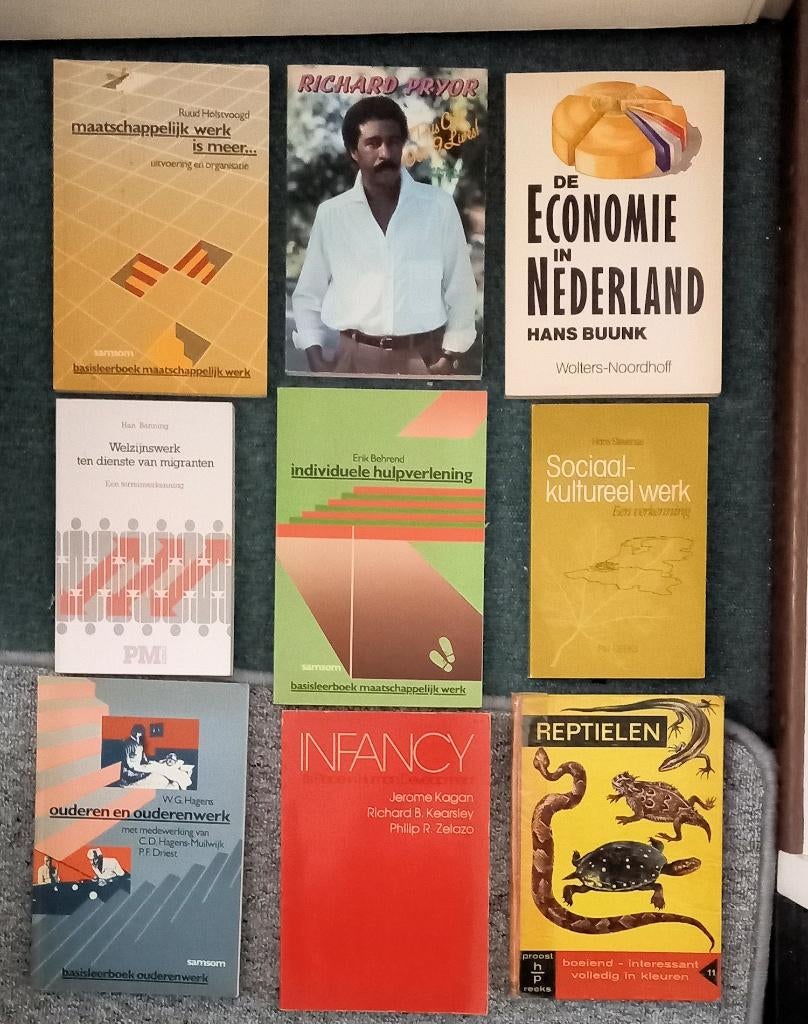 Maatschappelijk werk en andere boeken 9 stuks, Boeken, Ophalen of Verzenden, Gelezen, Verschillende onderwerpen