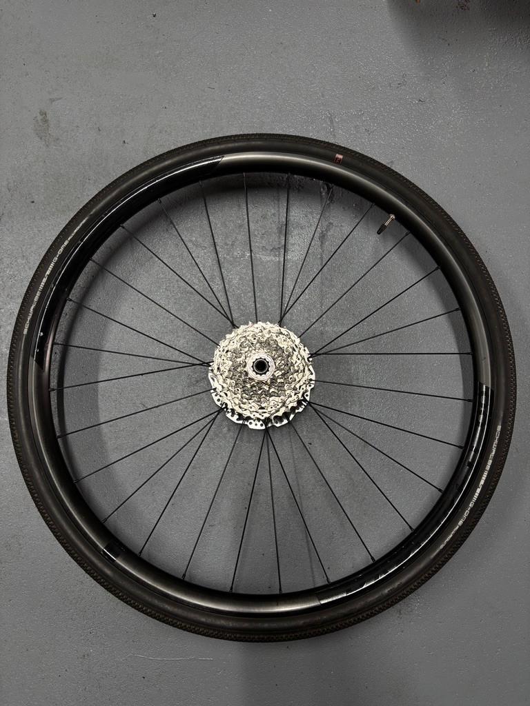 Fulcrum Rapid Red 900 wielset met gravelbanden, Fietsen en Brommers, Fietsonderdelen, Fulcrum, Racefiets, Aluminium, Ophalen