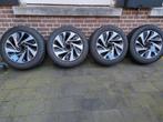 Originele honda velgen lichtmetaal 16 inch met winterbanden, Ophalen, 16 inch, Banden en Velgen, Winterbanden