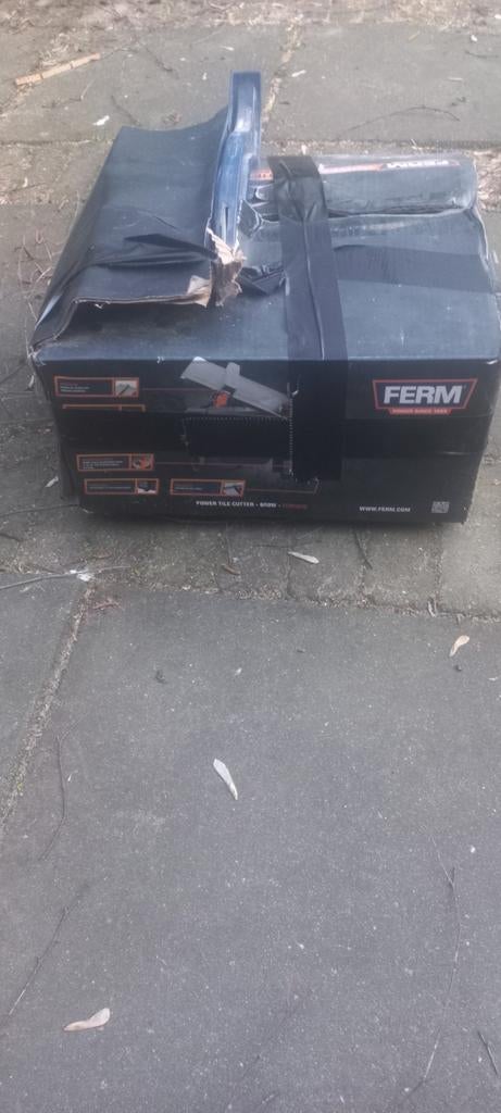 Ferm tegelzaag - Gebruikt maar functioneel, Ophalen of Verzenden, Gebruikt, Ferm