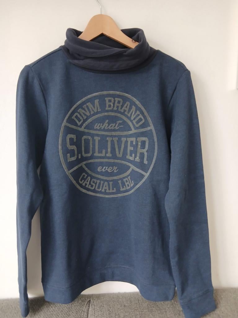 Mrineblauwe trui van s.Oliver maat 176 XL, Kinderen en Baby's, Kinderkleding | Maat 176, Trui of Vest, Ophalen of Verzenden, Zo goed als nieuw